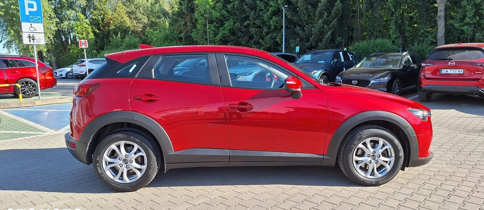 Mazda CX-3 cena 64800 przebieg: 90000, rok produkcji 2016 z Rawicz małe 436